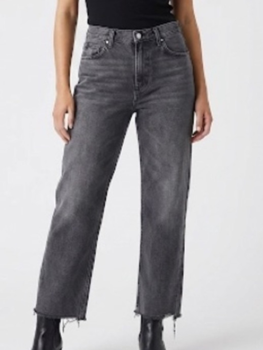 Citizens of Humanity Premium Vintage Daphne Crop Jeans Black Size 31